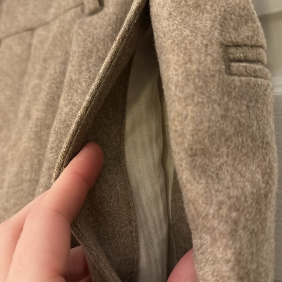 H.Stockton Vintage Tan Wool Trousers 36 - Made in the USA - Picture 4 of 8